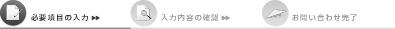 必要項目の入力